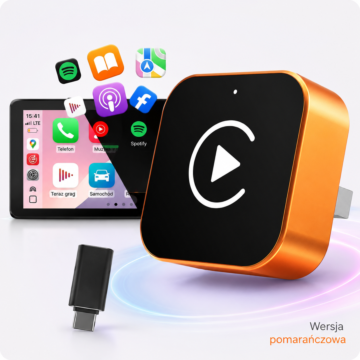 GlowLink – bezprzewodowy adapter CarPlay i Android Auto