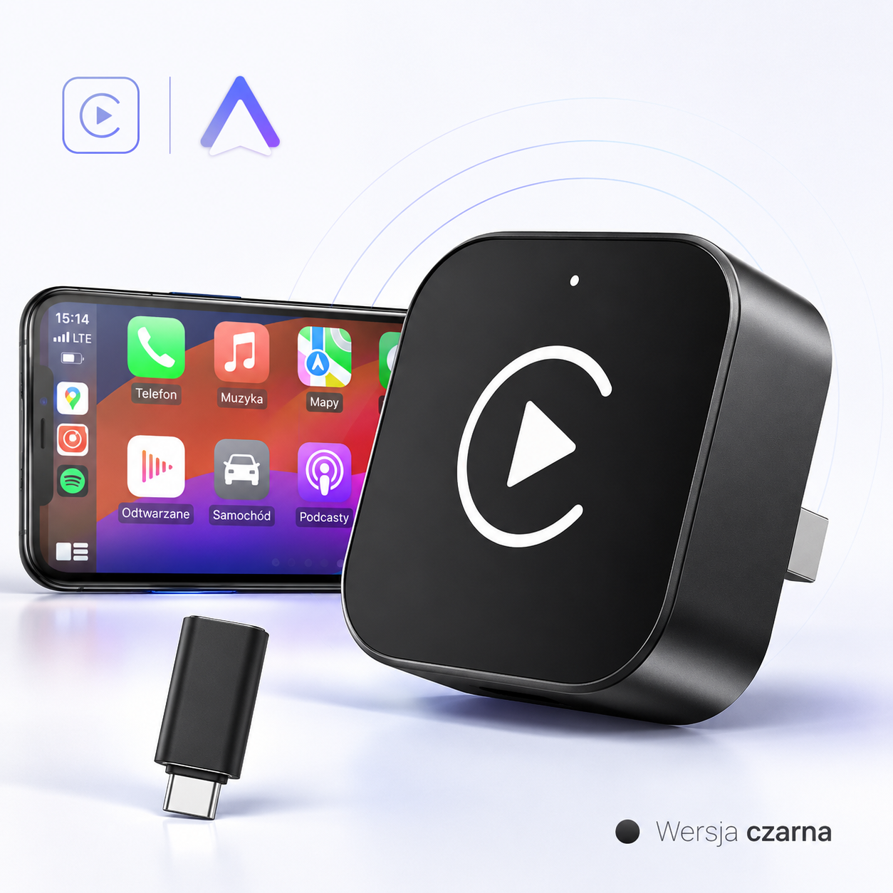 GlowLink – bezprzewodowy adapter CarPlay i Android Auto